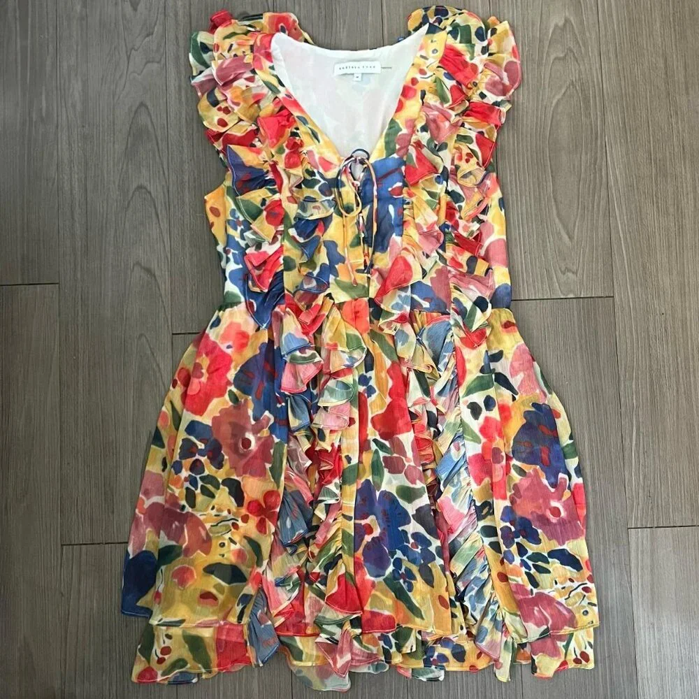 Floral Ruffle Dress - Picture 3 of 9